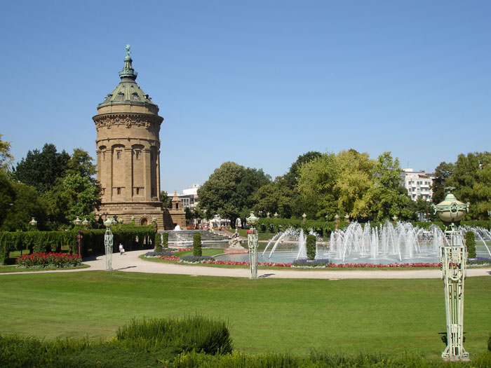 Der Wasserturm – das Wahrzeichen Mannheims