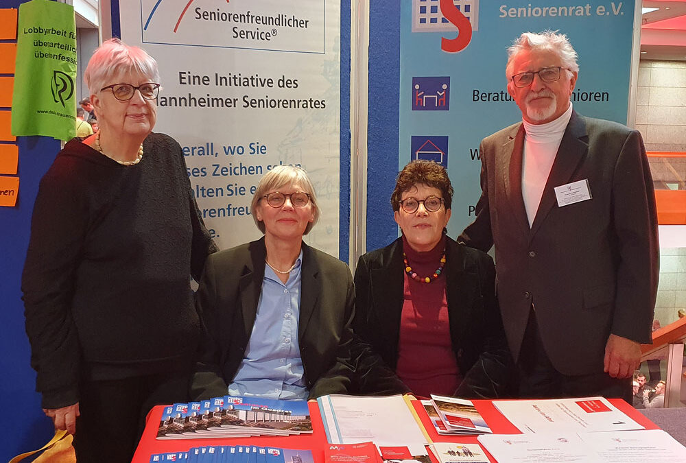 Mannheimer Seniorenrat mit Infostand beim Neujahrsempfang der Stadt Mannheim