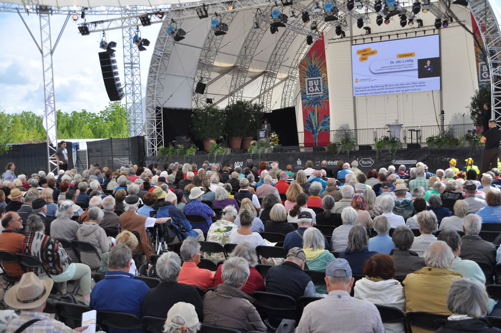 Besucher des Landesseniorentags Baden-Württemberg 2023