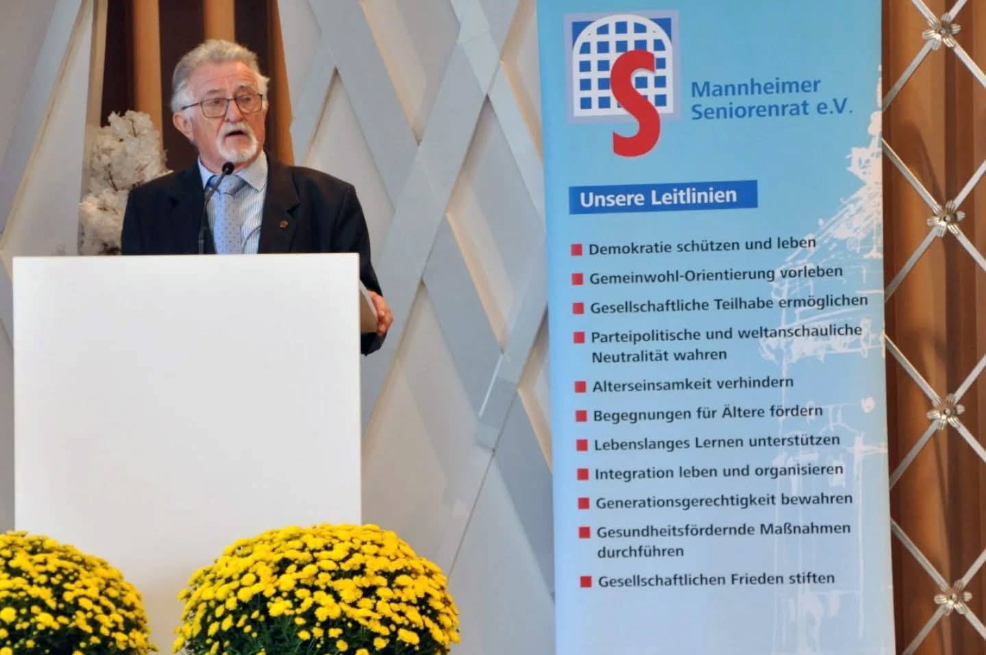 Der Mannheimer Seniorenrat trauert um seinen Vorsitzenden  Konrad Schlichter